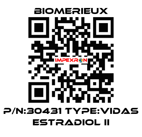 P/N:30431 Type:VIDAS Estradiol II Biomerieux