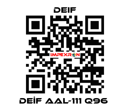 DEİF AAL-111 Q96  Deif