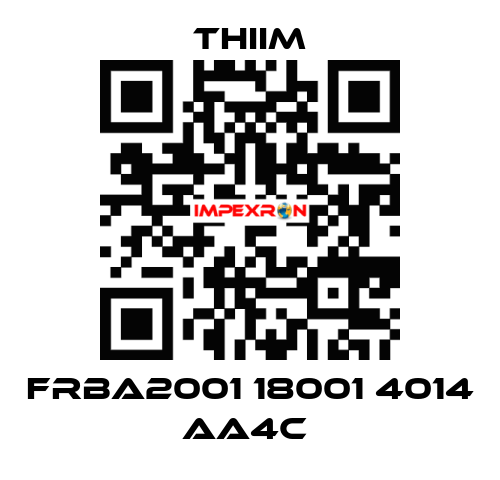 FRBA2001 18001 4014 AA4C  Thiim