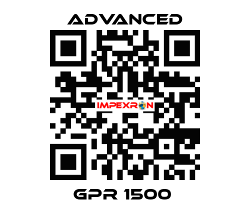 GPR 1500  Advanced