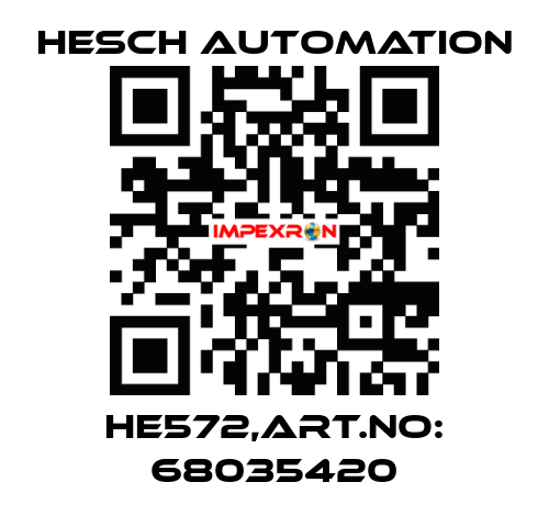 HE572,ART.NO: 68035420 Hesch Automation