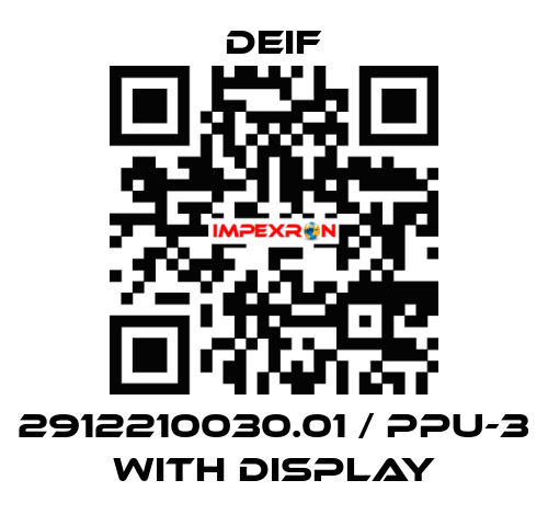 2912210030.01 / PPU-3 with display Deif