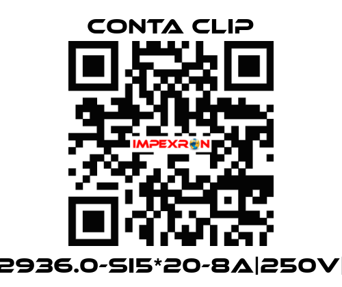 2936.0-SI5*20-8A|250V| Conta Clip