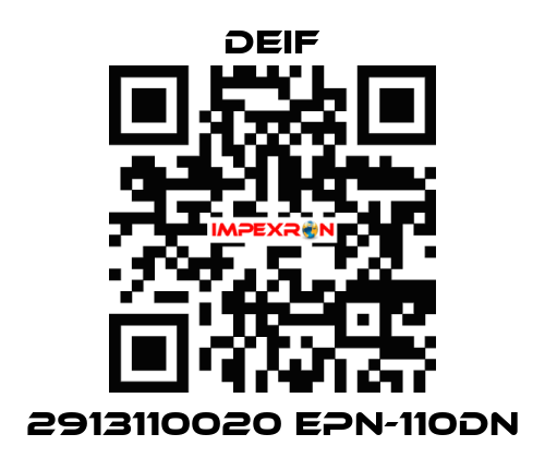 2913110020 EPN-110DN Deif