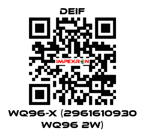 WQ96-x (2961610930 WQ96 2W) Deif