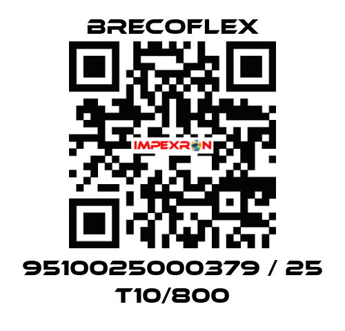 9510025000379 / 25 T10/800 Brecoflex