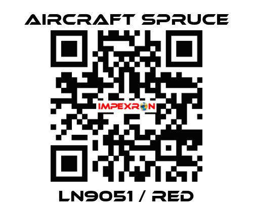 LN9051 / red Aircraft Spruce