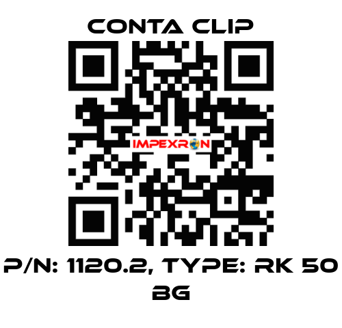 P/N: 1120.2, Type: RK 50 BG Conta Clip