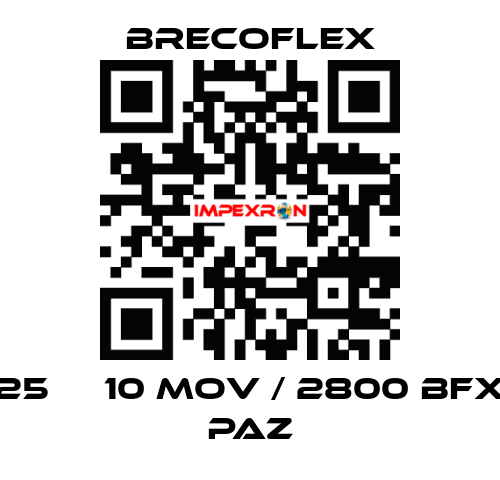 25 АТ10 MOV / 2800 BFX PAZ Brecoflex