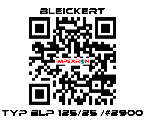 Typ BLP 125/25 /#2900 Bleickert