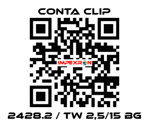 2428.2 / TW 2,5/15 BG Conta Clip