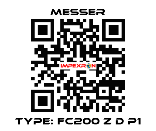 Type: FC200 Z D P1 Messer