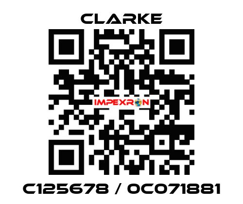 C125678 / 0C071881 Clarke