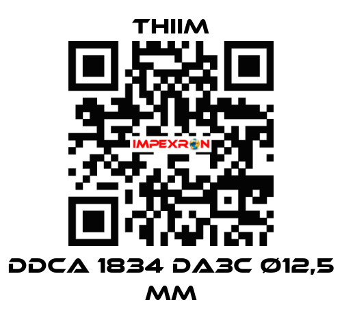 DDCA 1834 DA3C Ø12,5 MM Thiim