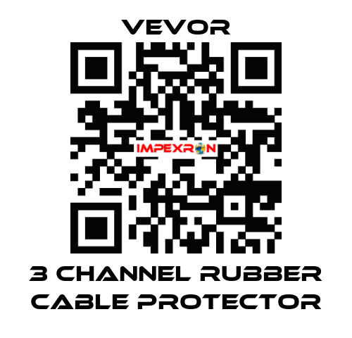 3 Channel Rubber Cable Protector VEVOR