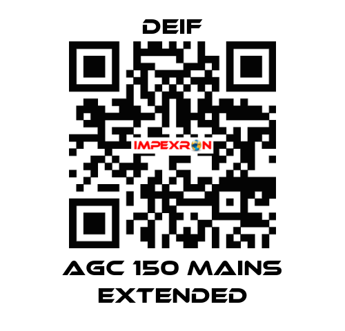 AGC 150 Mains Extended Deif