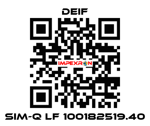 SIM-Q LF 100182519.40 Deif