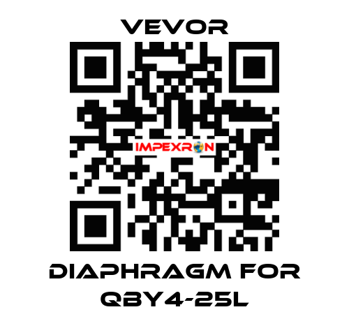 diaphragm for QBY4-25L VEVOR