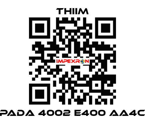 PADA 4002 E400 AA4C Thiim