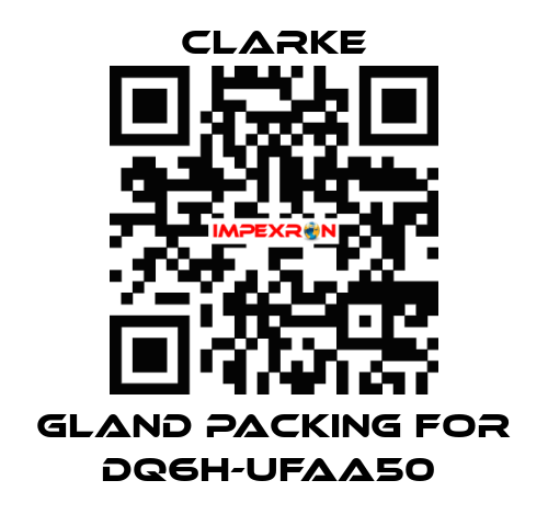 Gland Packing for DQ6H-UFAA50  Clarke