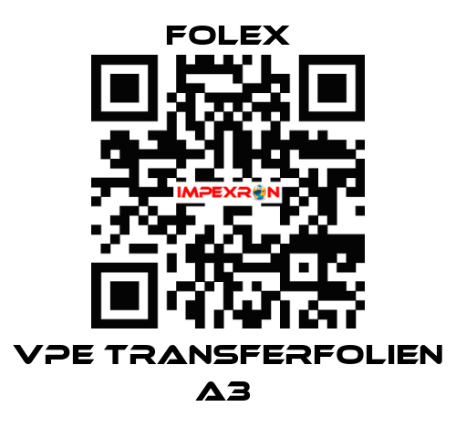 VPE Transferfolien A3  Folex