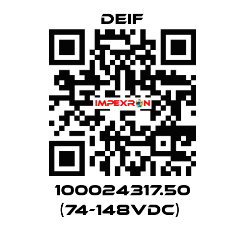 100024317.50 (74-148VDC)  Deif