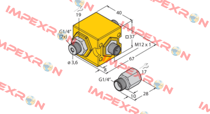 FCIC-G1/4A4P-PL-H1141/1.0 Turck