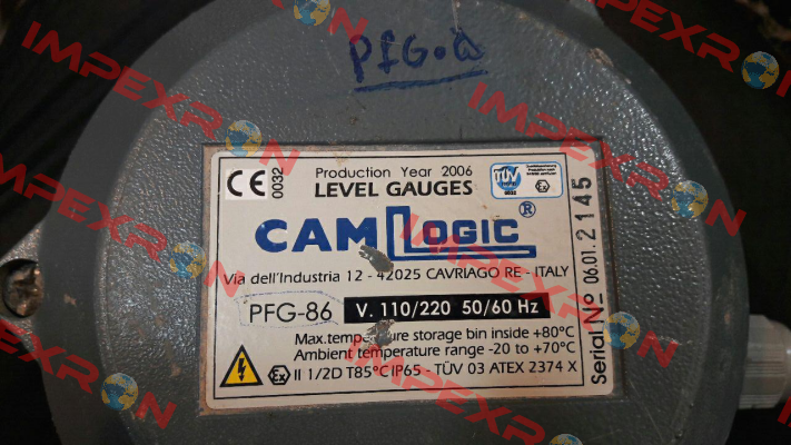 PFG-86 V.110/220 50/60Hz Camlogic