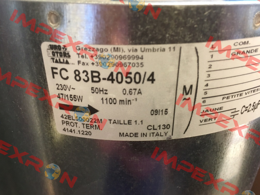 FC 83B-4050/4 OEM Euro Motors Italia