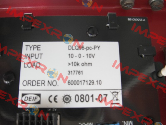 DLQ96-pc-PY obsolete, replaced by XL96 Deif