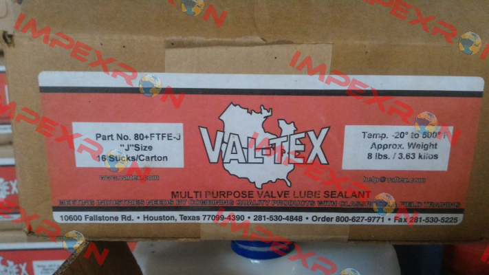 80+FTFE-J Val-Tex