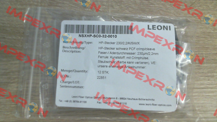 NSXHP-SC0-32-0010 Leoni