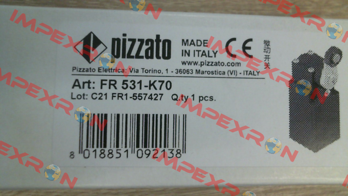 FR 531-K70 Pizzato Elettrica