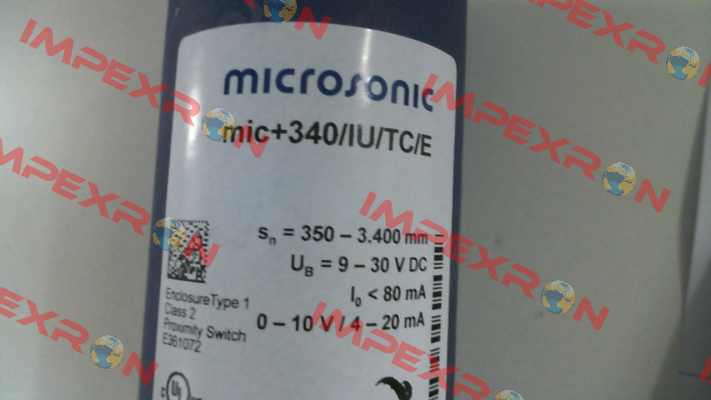 p/n: 22421, Type: mic+340/IU/TC/E Microsonic