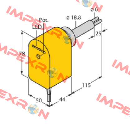 FCS-HA2P-VRX/24VDC/AL115 6M Turck