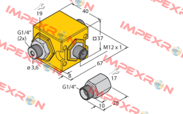 FCIC-G1/4A4P-PL-H1141/2.0 Turck