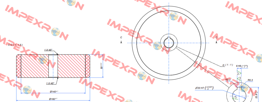 FTB 160X50 (20X50) Tente