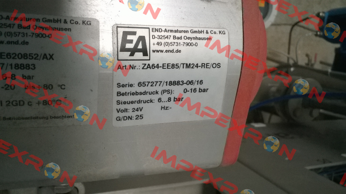 ZA64-EE85/TM24-RE/OS (OEM) End Armaturen